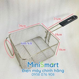 Bếp chiên đơn 12 lít Shunji có 2 rổ nhúng