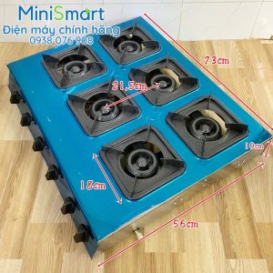 Bếp gas 6 lò đốt Shunji