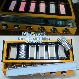 Bếp nướng thịt & hải sản bằng gas loại 6 đầu đốt ngắn ET-K233 chính hãng Eton