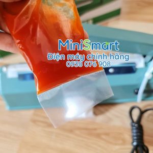 Máy hàn miệng bao bì nilon PFS 200 vỏ sắt sơn tĩnh điện