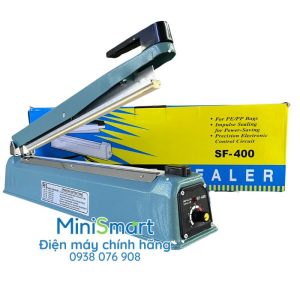 Máy hàn miệng bao bì nilon PFS 400 vỏ sắt sơn tĩnh điện