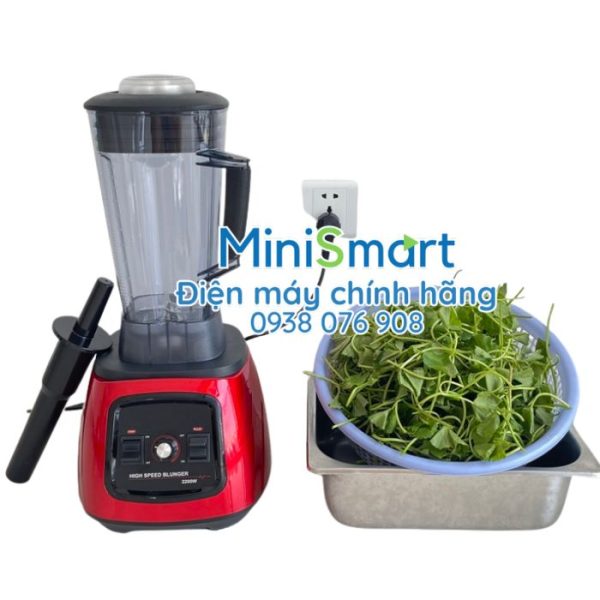 Máy xay sinh tố công nghiệp 2200W dao 6 lưỡi Blender 1052